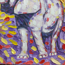 Load image into Gallery viewer, Abstract Elephant Original Oil Painting
